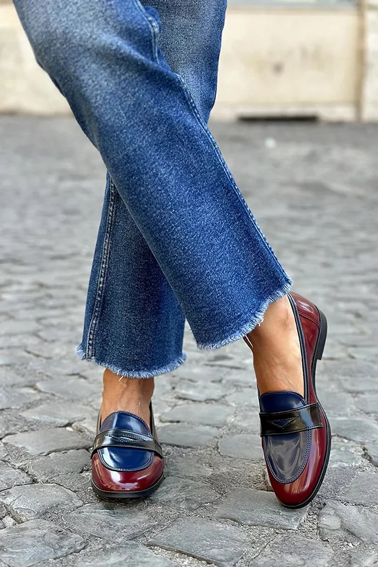 Tricolour Loafers