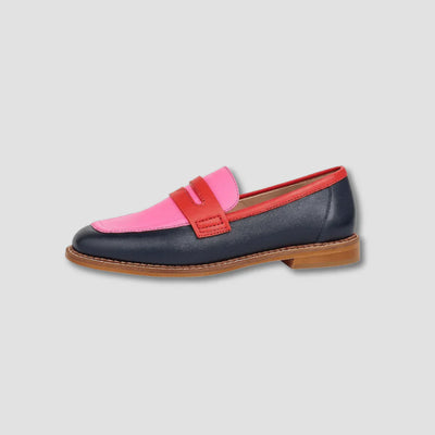 Nyla – Color Block Loafers in Casual Style