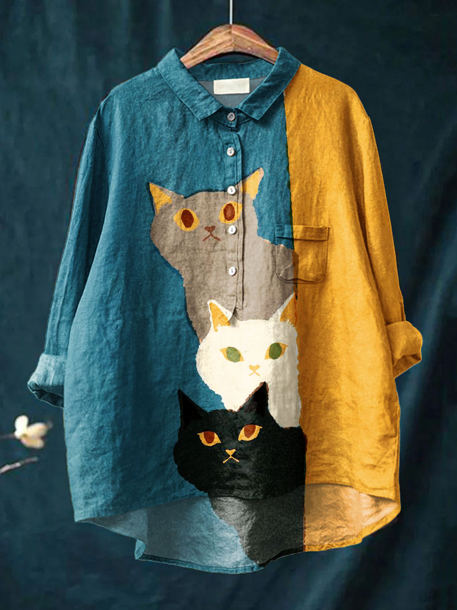 Nora | Trio of Cats Shirt
