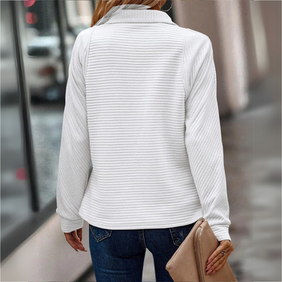 Susan - Half-Zip Detailed Pullover