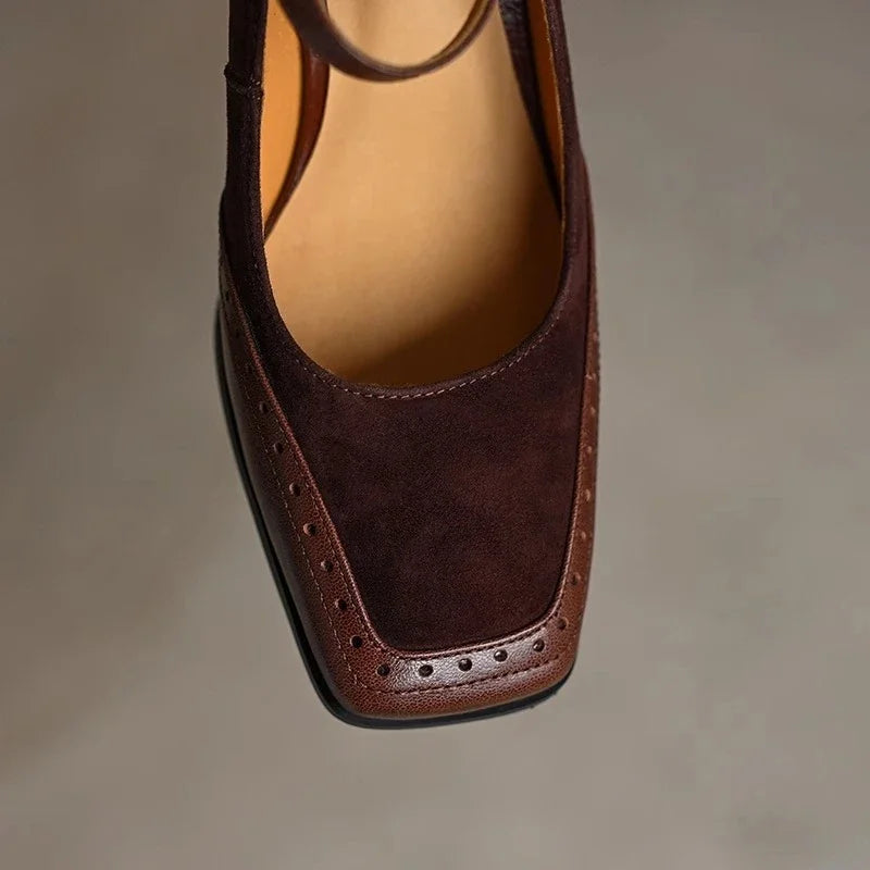 Primrose Brogue - Comfortable Stylish Heels