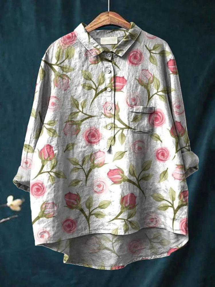 Rosalie | Blush Garden Shirt