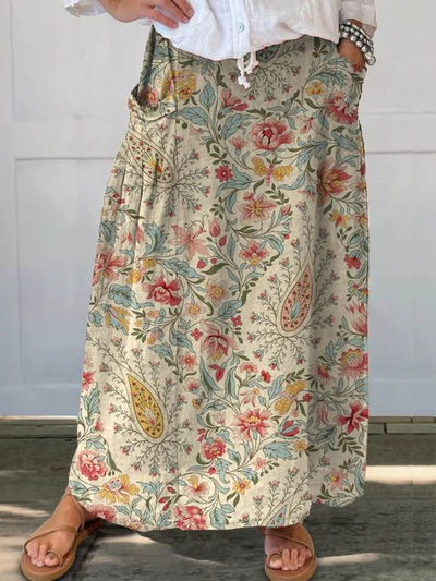 Women's Vintage Relaxed Fit Skirt