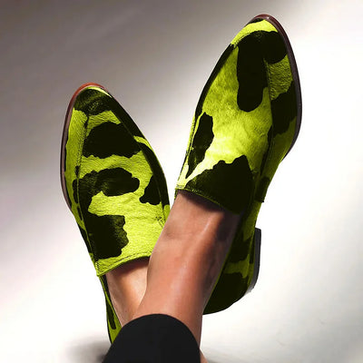 Statement Animal Print Loafers