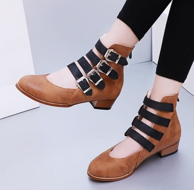 Mica | Leather Heels