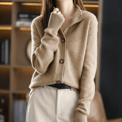 Hannah - Luxurious Cashmere Knit Cardigan