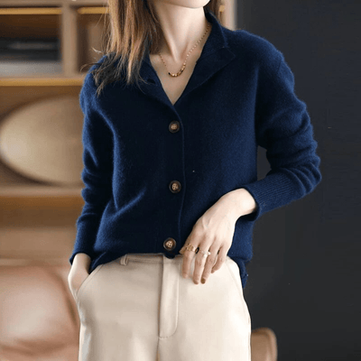 Hannah - Luxurious Cashmere Knit Cardigan